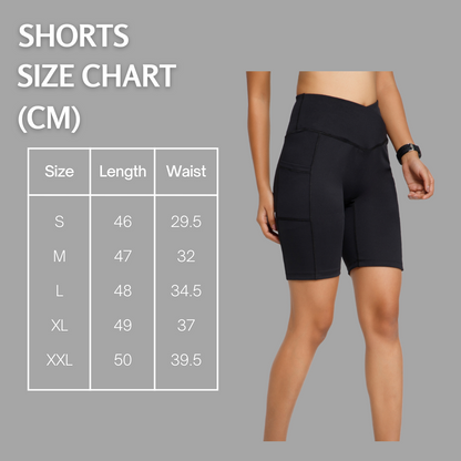 Power Your Performance: Black Shorts + Black Sports Bra Combo