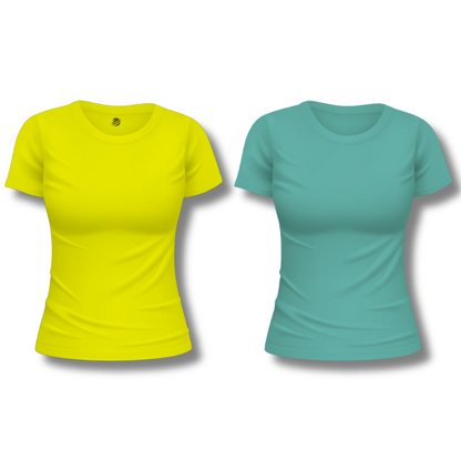 Riyu Yellow & Green Women’s T-Shirt Combo!