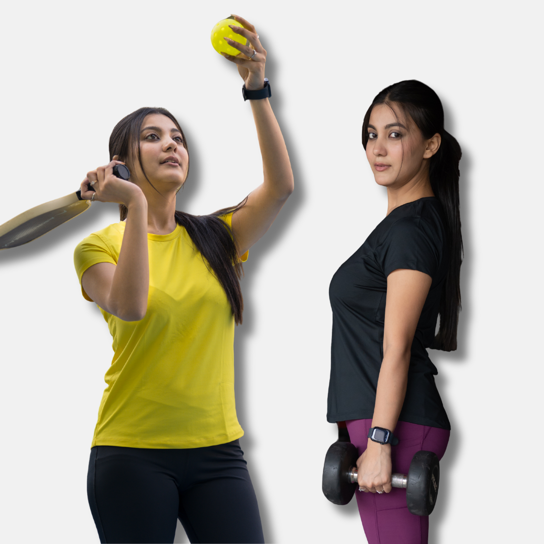 Riyu Yellow & Black Women T-Shirt Combo!